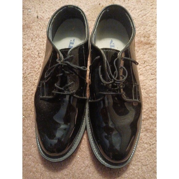 BATES UNIFORM FOOTWEAR/MENS OXFORDS / SIZE 9D BLACK - Picture 1 of 10